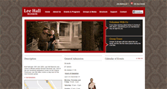 Desktop Screenshot of leehall.org